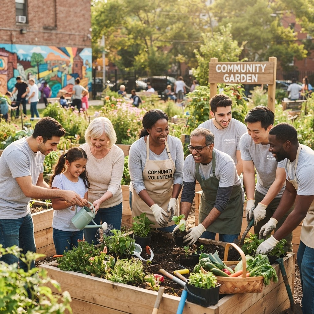 Community helping and giving